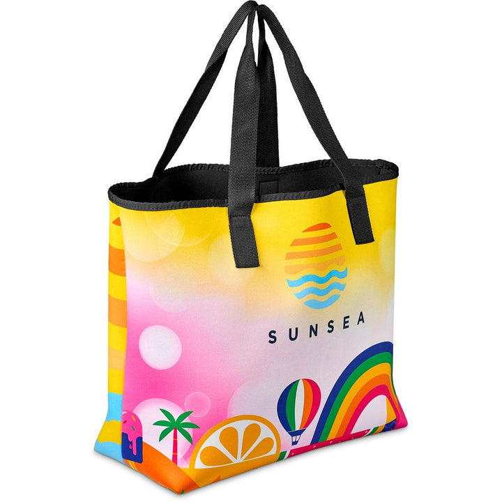 Pre-Printed Sample Hoppla Boulders Neoprene Beach Bag-Custom Beach Bags | Custom-branded & Personalised Bags | Giftwrap Shop