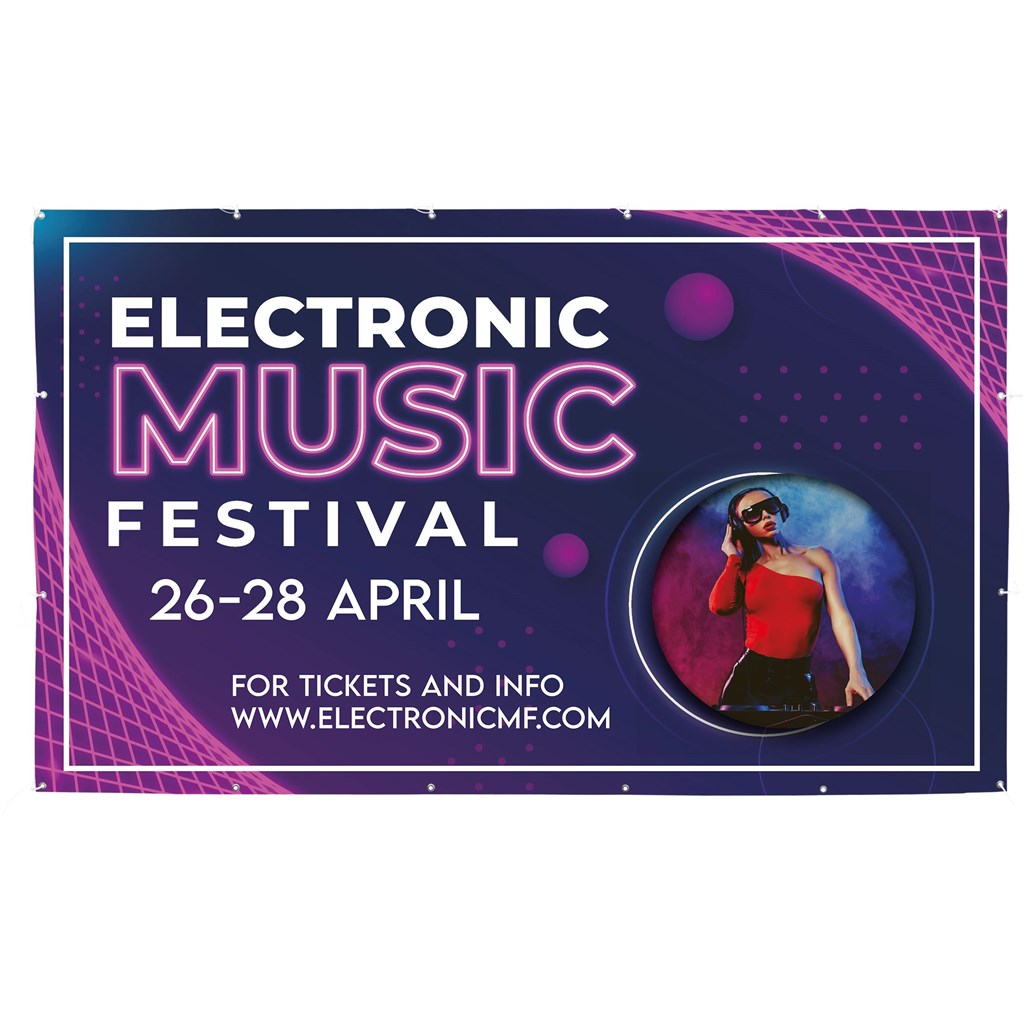 PVC Banner 2.45m x 1.5m-PVC Banners-Gift Wrap Shop