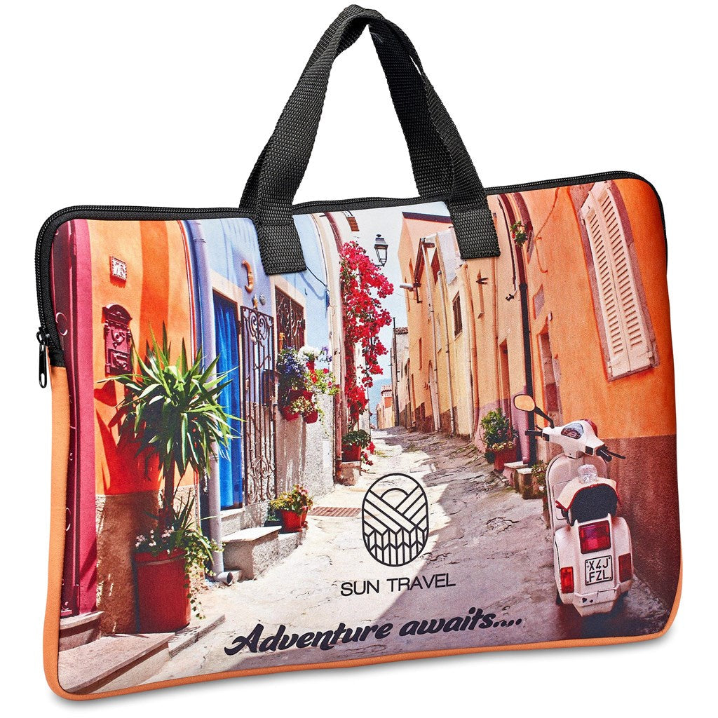 Pre-Printed Sample Hoppla Neoprene Cloud Laptop Sleeve-Custom branded-Giftwrap Shop