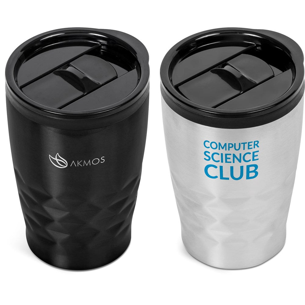 Vega Stainless Steel & Plastic Double-Wall Tumbler – 350ml | Metal Drinkware | Custom Branded & personalised promotional products | Giftwrap Shop