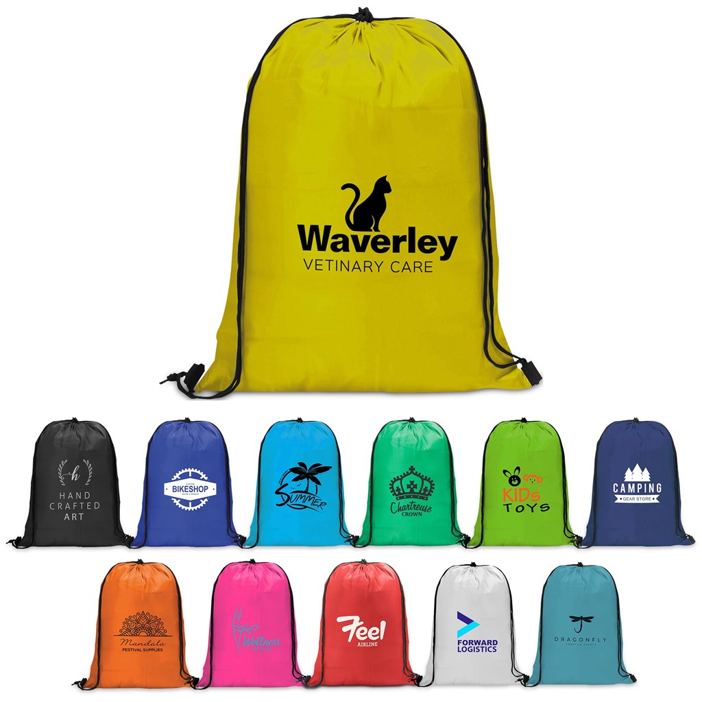 Altitude Daily 190T Drawstring Bag | Custom Branded & Personalised Bags | Just Brand