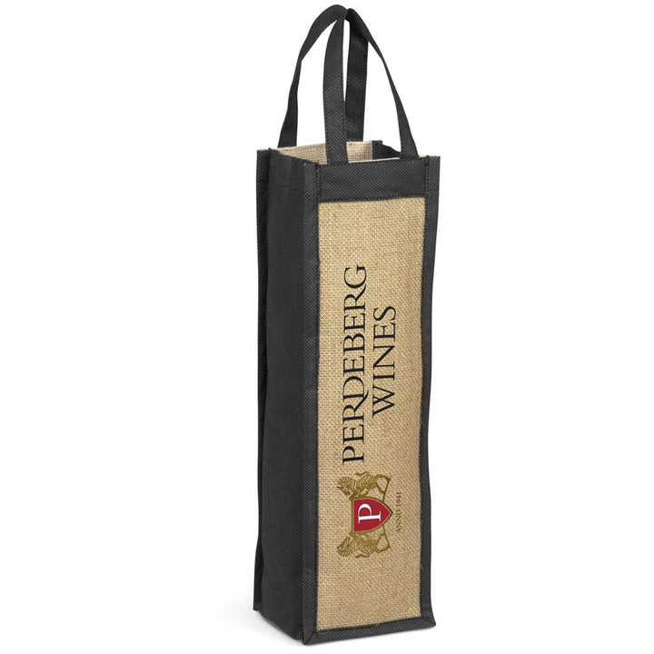 Bordeaux Jute Wine Tote-Home and Living | Custom-branded & Personalised Bags | Giftwrap Shop