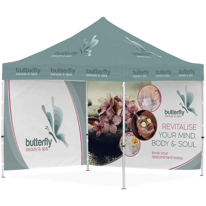 Ovation Sublimated Gazebo 3m X 3m - 2 Full-Wall Skins-3m x 3m Sublimated Gazebos-Banners and Flags-Gift Wrap Shop