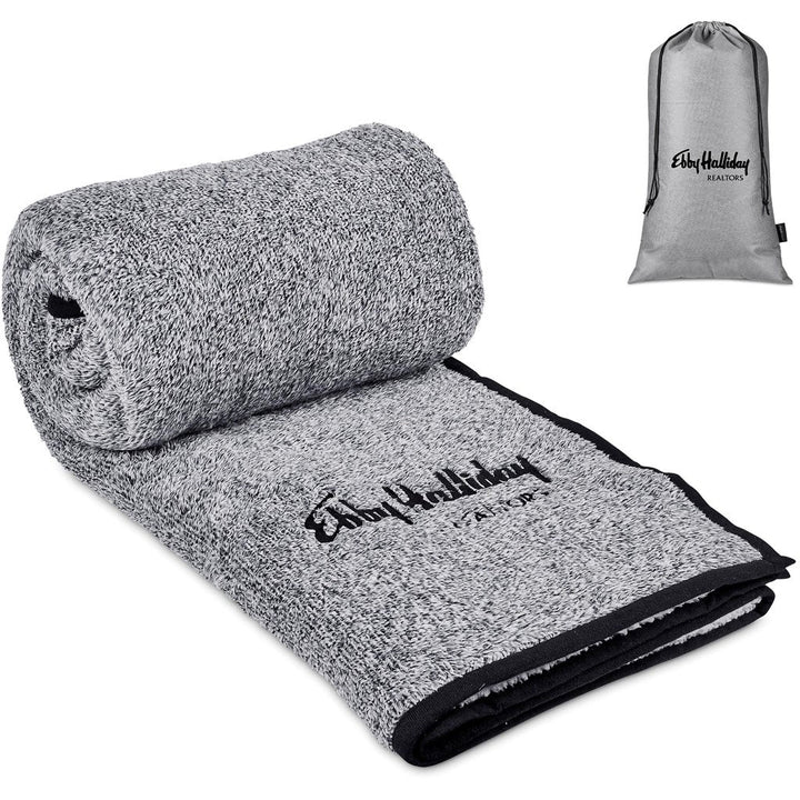 Serendipio Tranquil Sherpa Fleece Blanket | Blankets | Custom branded & personalised corporate gifts | Gift Wrap Shop