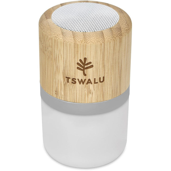 Okiyo Heiwa Bamboo Bluetooth Speaker & Night Light-Speakers-Gift Wrap Shop