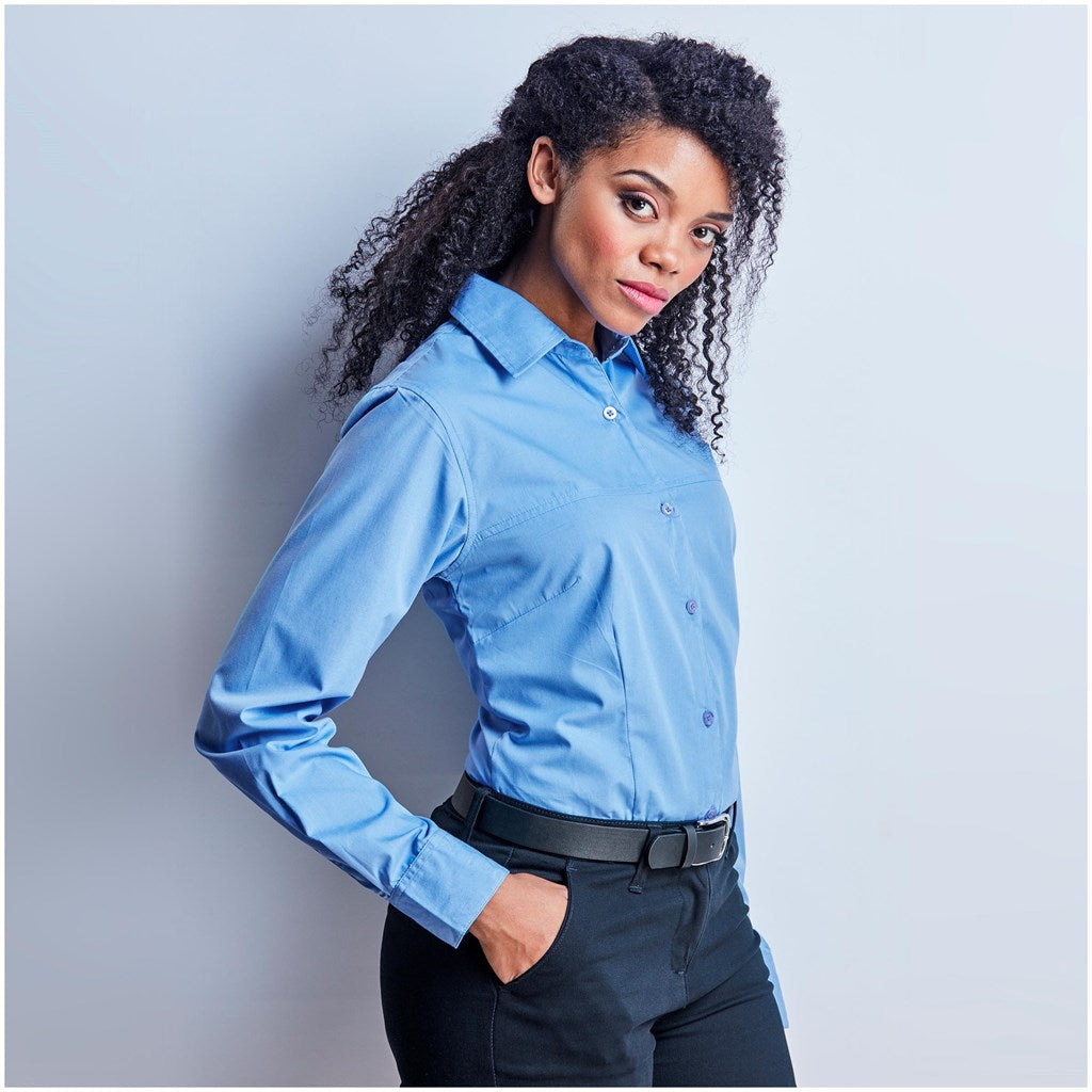 Ladies Long Sleeve Empire Shirt | Lounge Shirts | Corporate clothing | Gift Wrap Shop