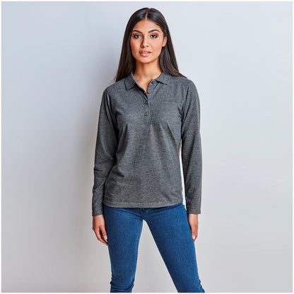 Ladies Long Sleeve Elemental Golf Shirt | Custom Branded & Personalised Corporate Clothing | Just Brand