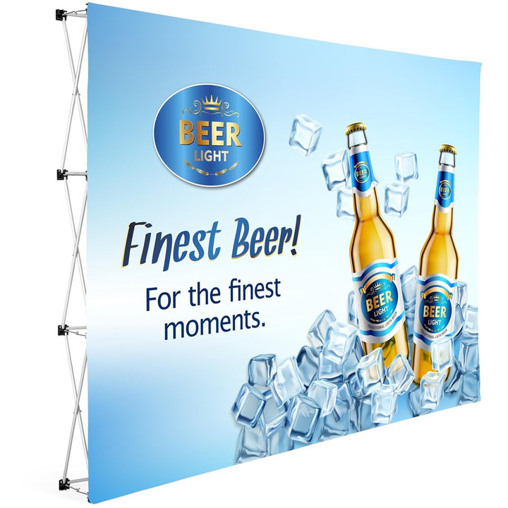 Legend Straight Banner Wall 3m x 2.25m-Single-Sided Straight Banner Walls-Gift Wrap Shop