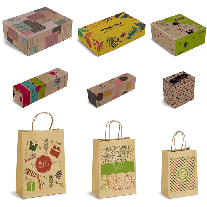 Sample Pack Branded Custom Kraft Packaging-Selling Tools-Gift Wrap Shop