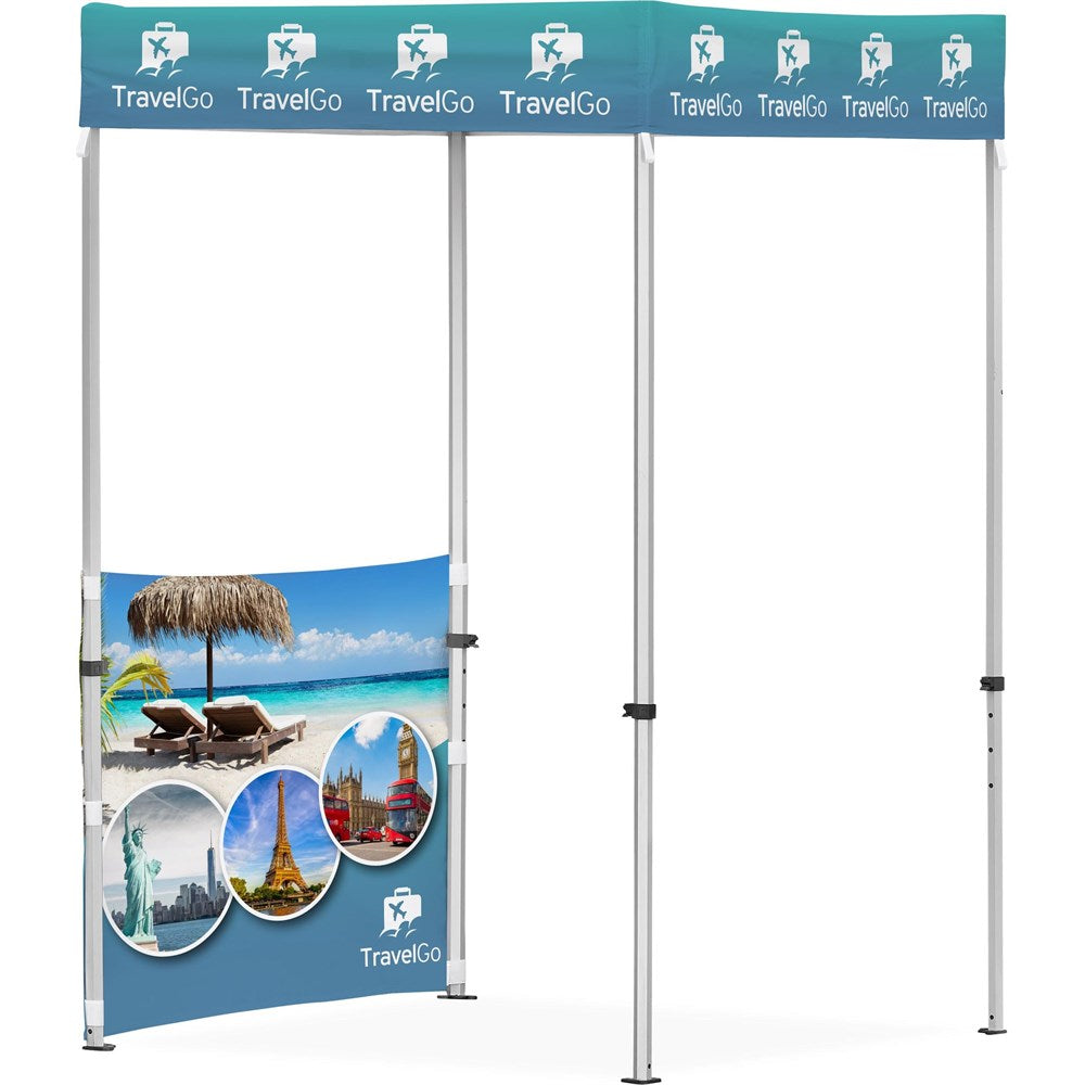 Ovation Sublimated Gazebo 1.5m X 1.5m - 1 Half-Wall Skin-1.5m x 1.5m Sublimated Gazebos-Banners and Flags-Gift Wrap Shop