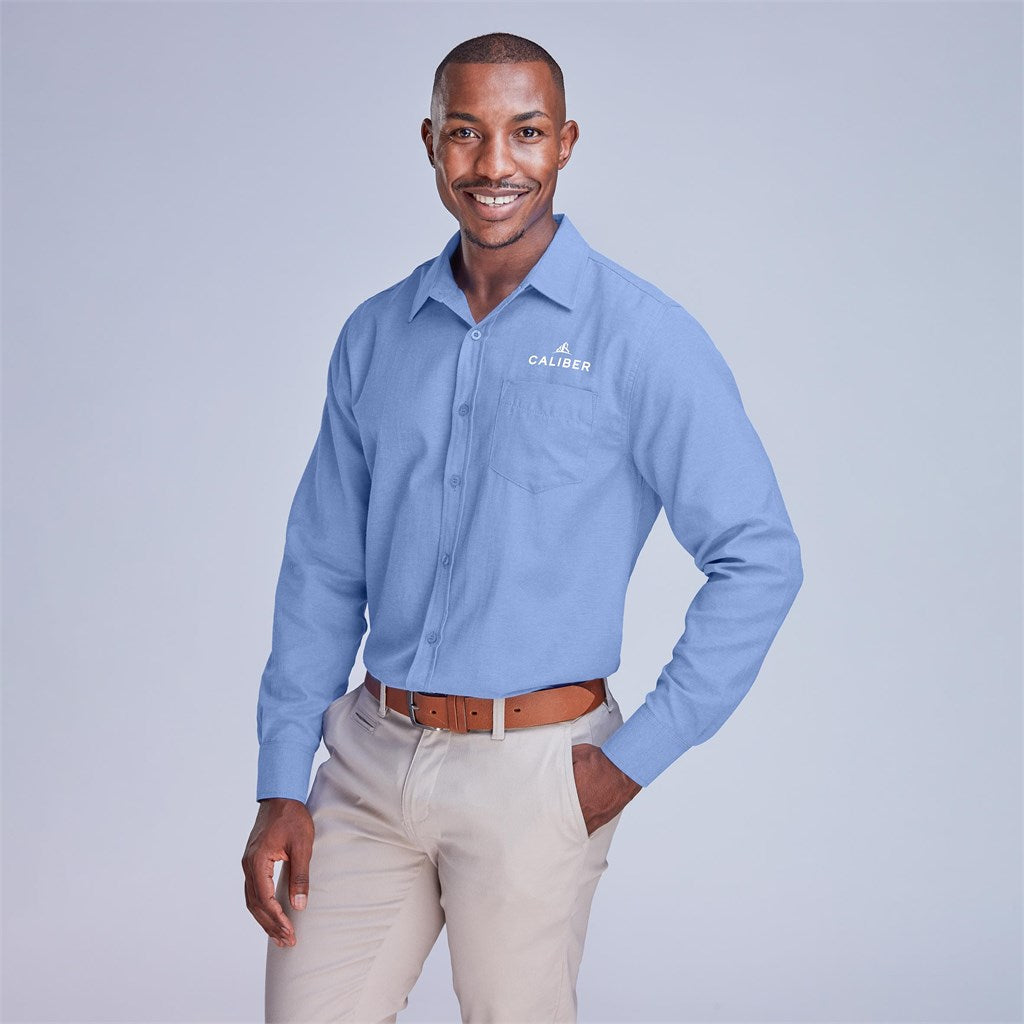 Mens Long Sleeve Oxford Shirt | Lounge Shirts | Corporate clothing | Gift Wrap Shop