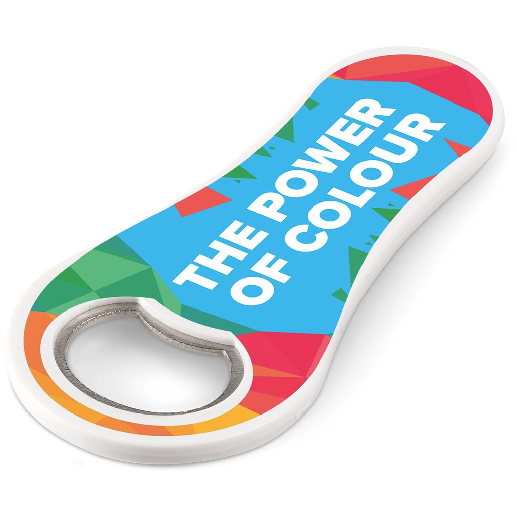 Fizz Fridge Magnet Bottle Opener | Promotional Giveaways | Custom branded & personalised corporate gifts | Gift Wrap Shop