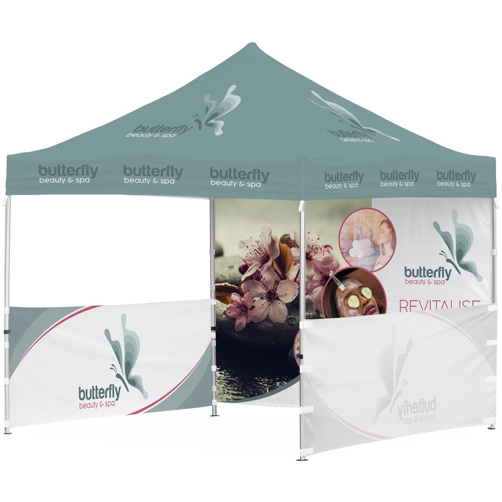 Ovation Sublimated Gazebo 3m X 3m - 2 Half-Wall Skins - 1 Full-Wall Skin-3m x 3m Sublimated Gazebos-Banners and Flags-Gift Wrap Shop