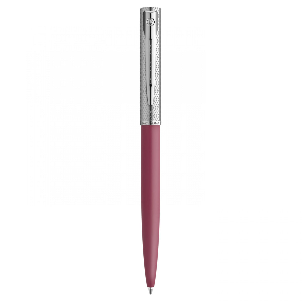 Waterman Allure Deluxe Ball Pen Medium Nib Blue Ink - Pink