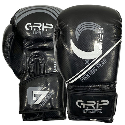 Grip FS Boxing Gloves | G7 Supreme Vinyl | Black
