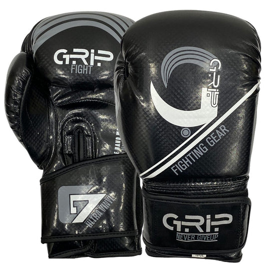 Grip FS Boxing Gloves | G7 Supreme Vinyl | Black
