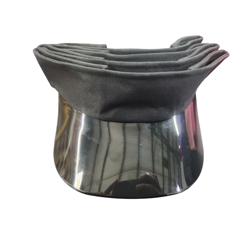 Multi-Layer Stackable Sun Visor Cap with Transparent Smoke Shield