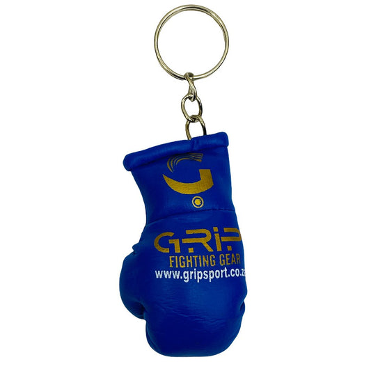 Grip Boxing Gloves Key Rings | Blue