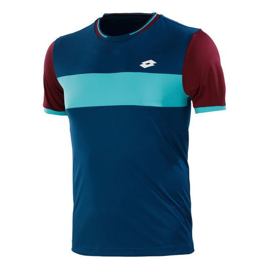 Lotto Top Ten II | T-Shirt Men | Navy/Turquoise