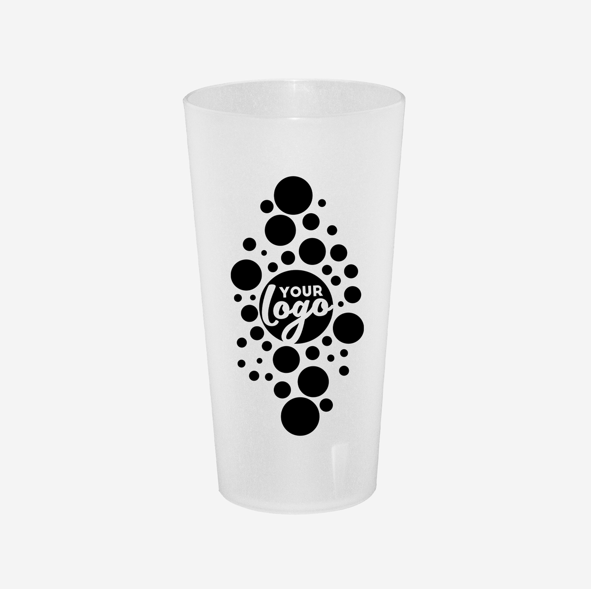 Matt Heavy Tumbler 600ml – Frosted Clear – Lumoss