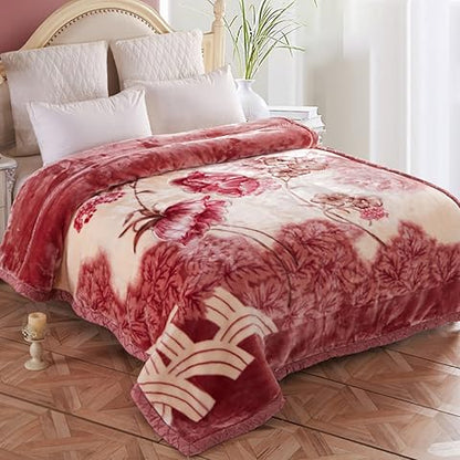 1 Ply Super Soft Double Mink Thick Warm Bed Blanket