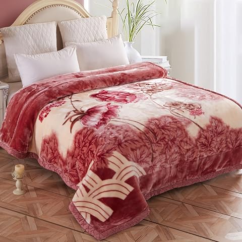 1 Ply Super Soft Double Mink Thick Warm Bed Blanket