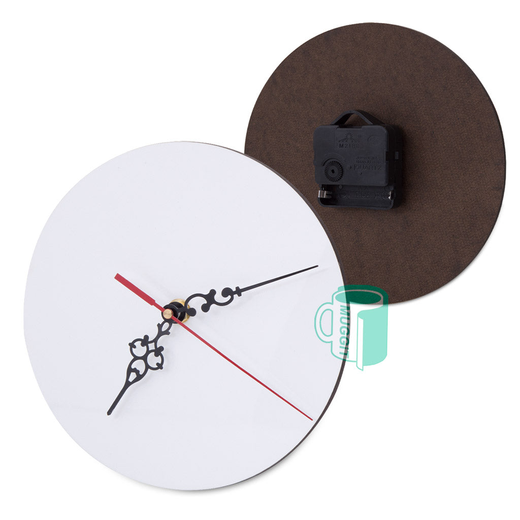 Round Sublimation Hardboard Clock 190mm - product view 1