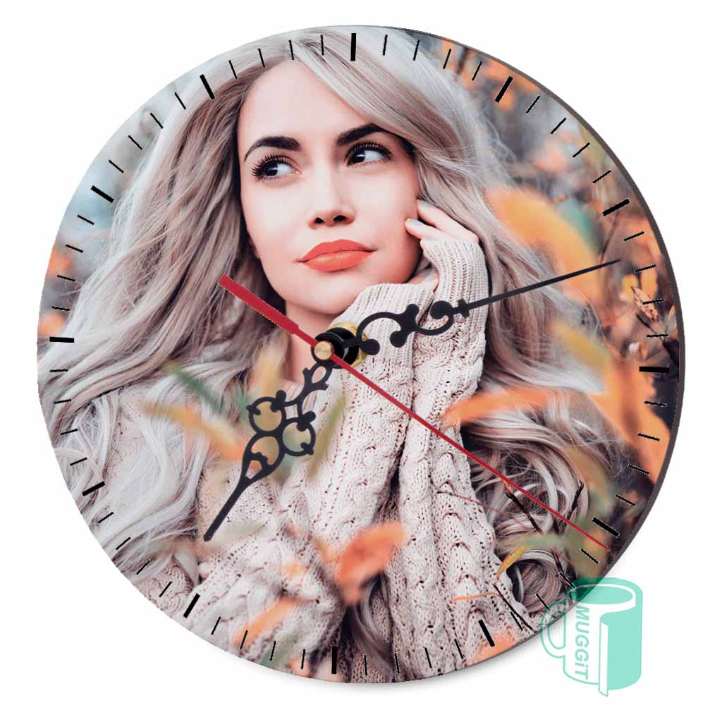 Round Sublimation Hardboard Clock 190mm - product view 2