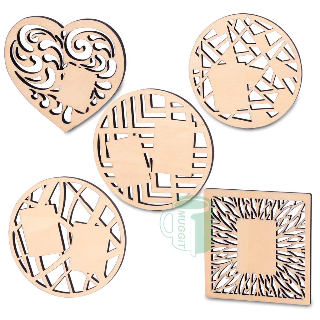 Bamboo Coasters - product view 1