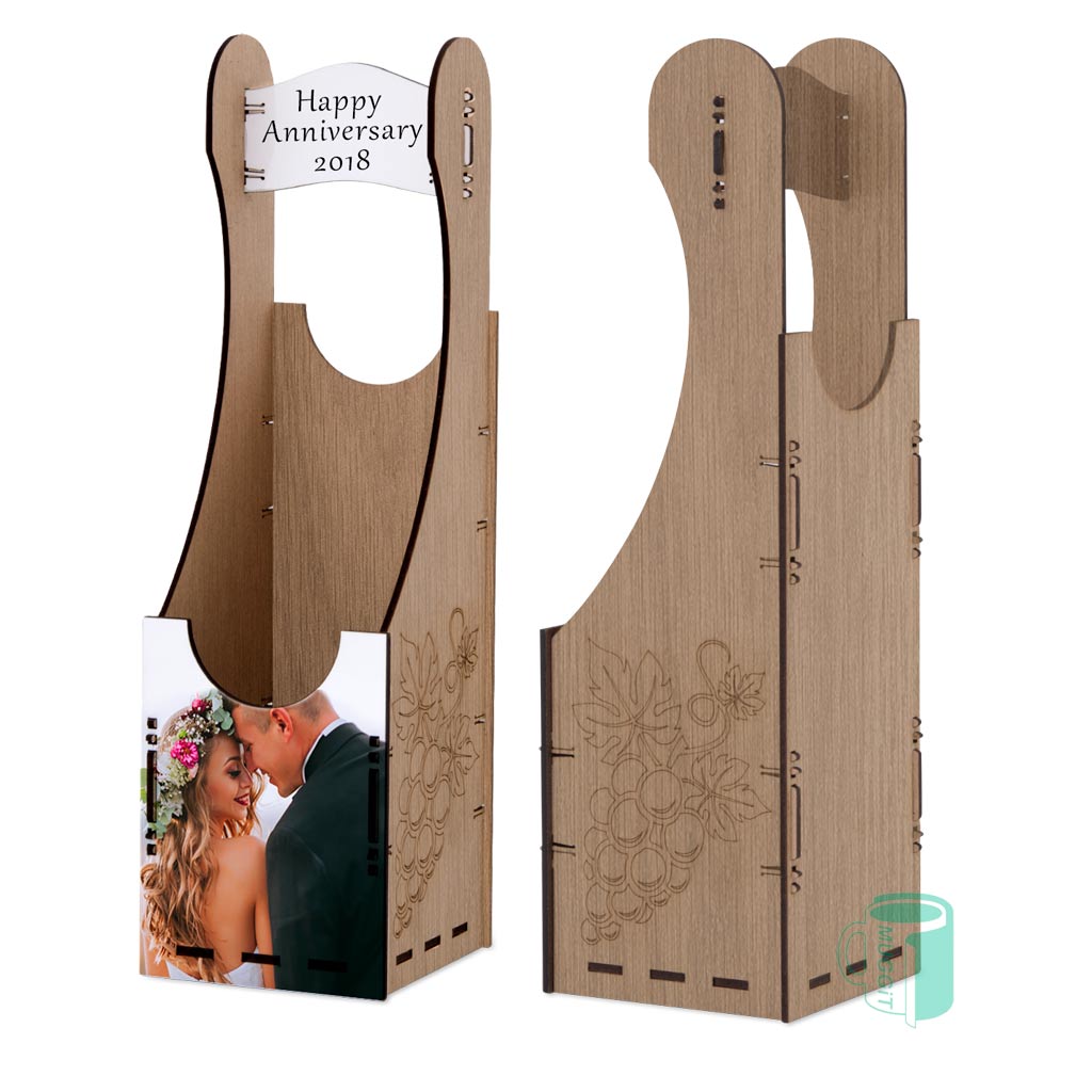 Hardboard Wine Box CarryAll - product view 2