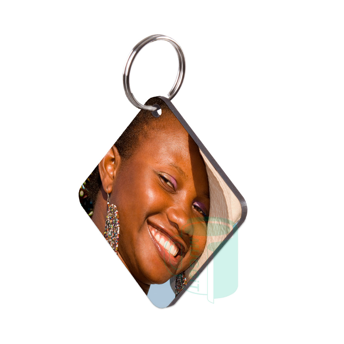 Hardboard Keyrings - product view 2