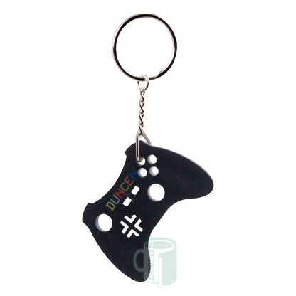 White 3mm Sublimer Keyrings - product view 5
