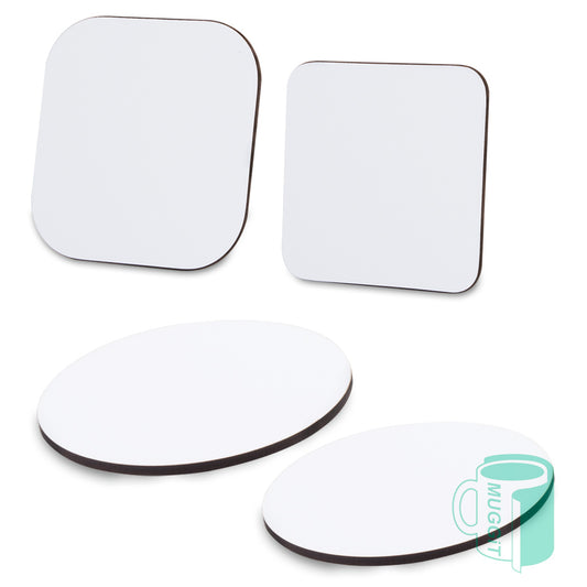 Gloss Hardboard Coasters - product view 1