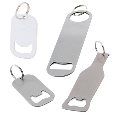 Metal Bottle Opener Keyrings - product view 1