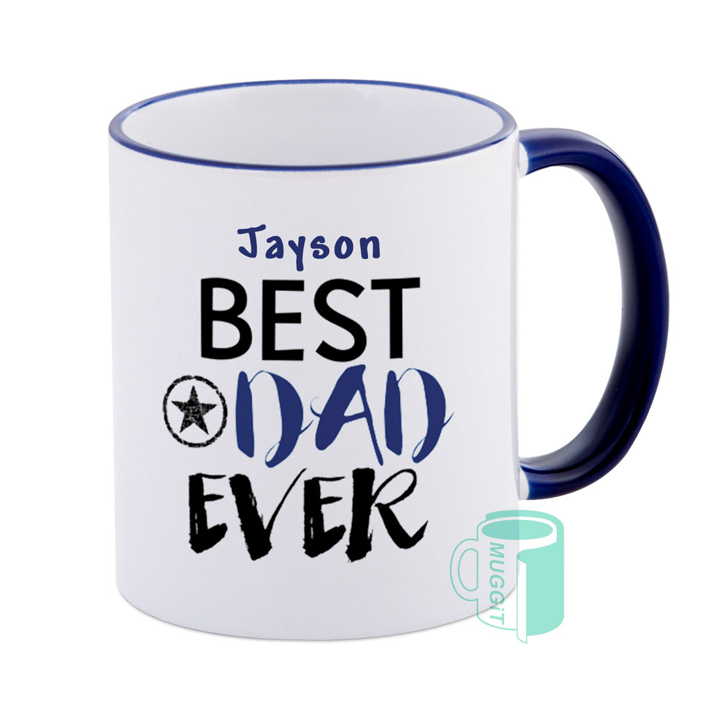 Two Tone Rim & Handle Mugs - product view 3