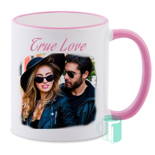 Two Tone Rim & Handle Mugs - product view 2
