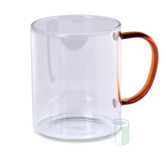 Clear 13oz Glass Mugs - product view 1