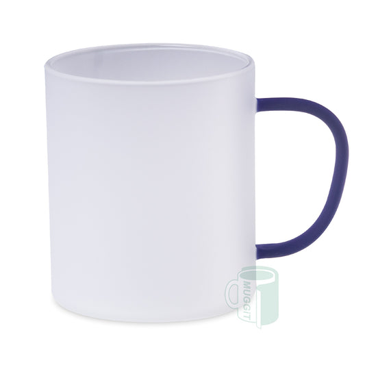 Frosted 13oz Glass Mugs - product view 1