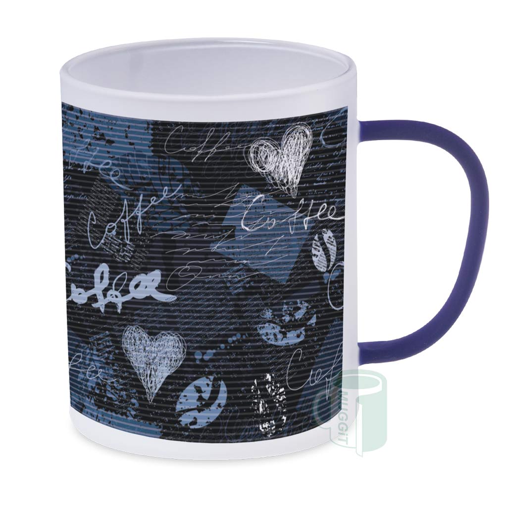 Frosted 13oz Glass Mugs - product view 3
