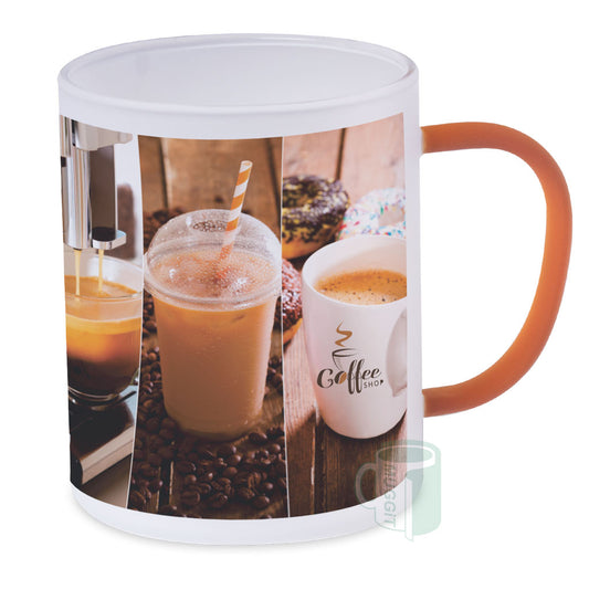 Frosted 13oz Glass Mugs - product view 2