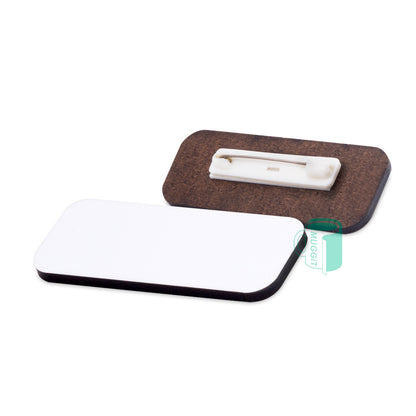 Sublimation Badge Hardboard Pin S - Pack of 5 - product view 1