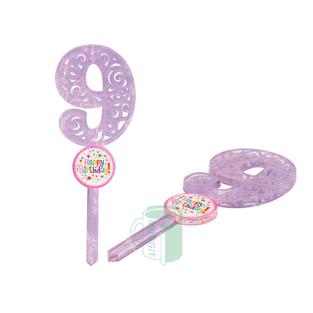 Number Cake Toppers - product view 4
