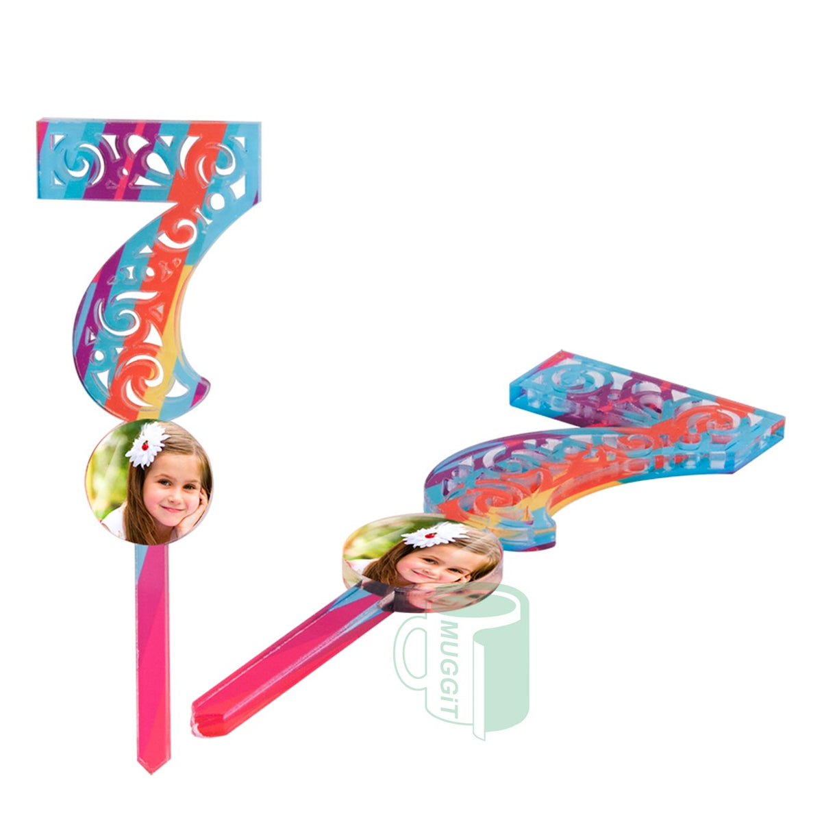 Number Cake Toppers - product view 2