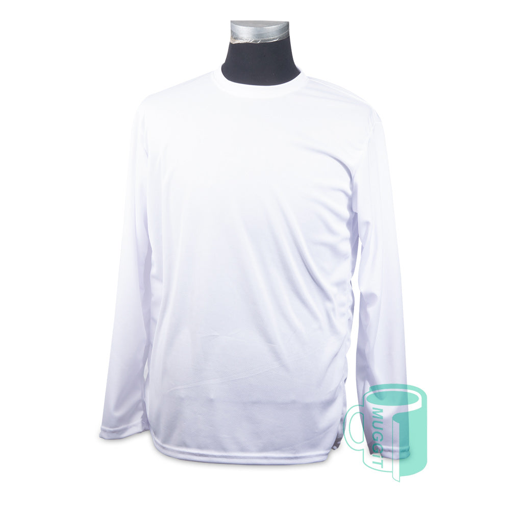 Polyester Honeycomb Long Sleeves T-shirts - product view 1