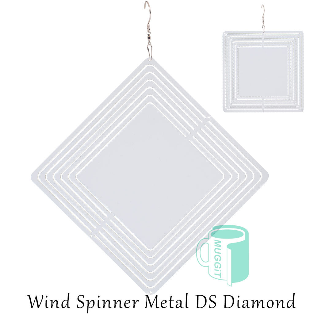 Wind Spinner Metal Double-Sided Diamond - product view 1