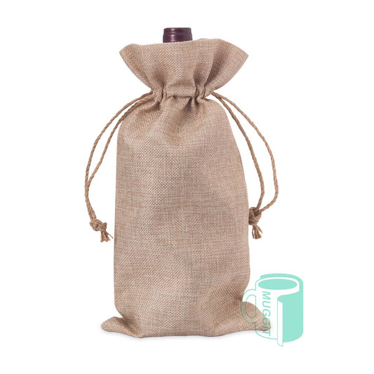 Wine Bag Hessian - product view 1