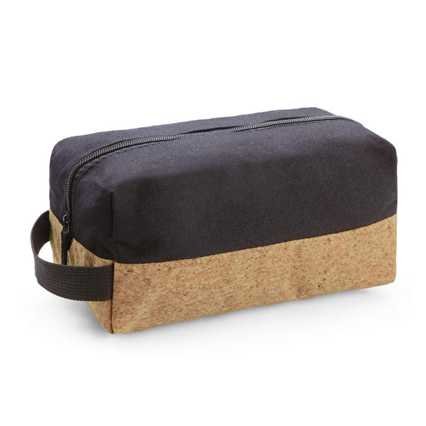 Rhodes Cork Toiletry Bag | Personal Care | Custom Branded Promotional Bags | Giftwrap Shop