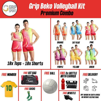 Grip Beko | Volleyball Kit | Orange | Senior
