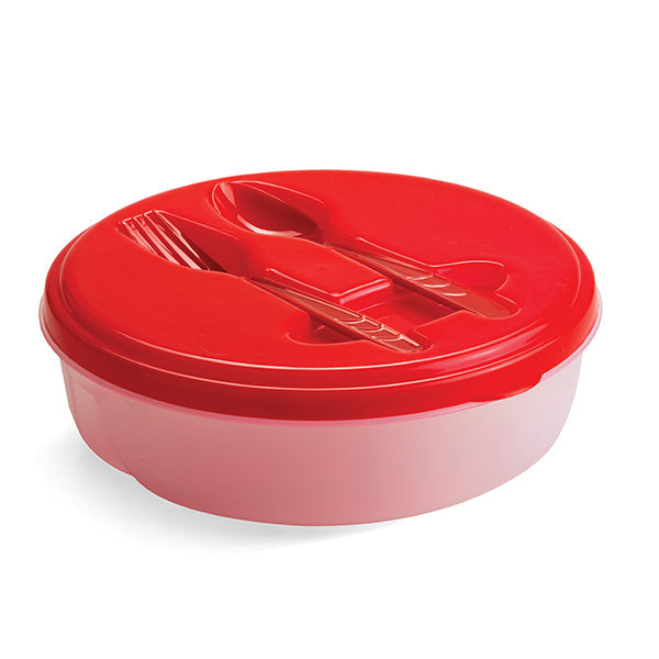 Food Container with fork and spoon image