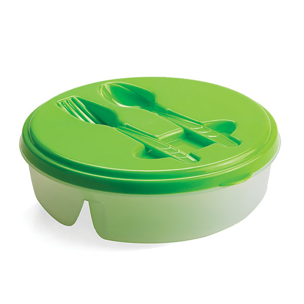 Food Container with fork and spoon image